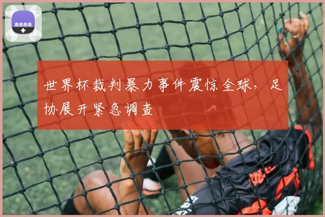 世界杯裁判暴力事件震惊全球,足协展开紧急调查