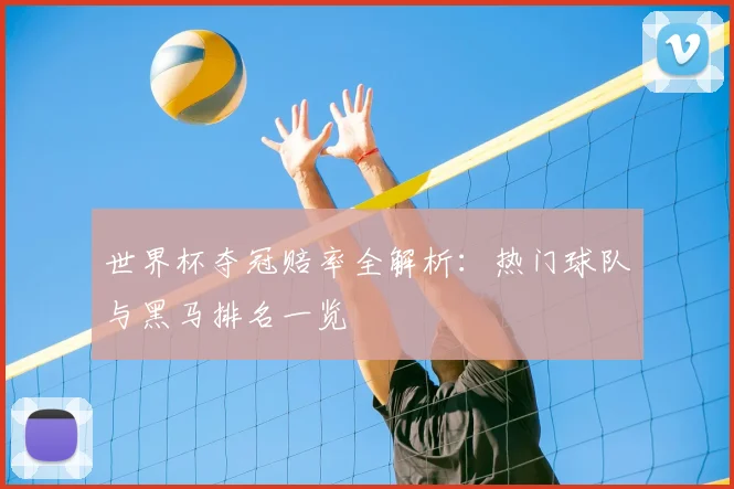 世界杯夺冠赔率全解析:热门球队与黑马排名一览